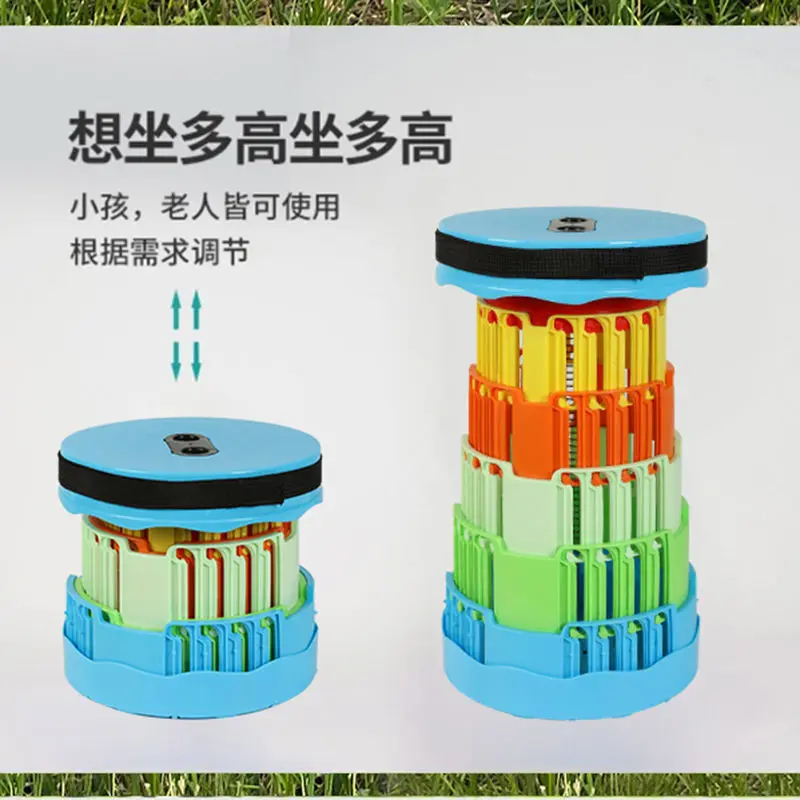 Ghế Xếp Có Thể Gập Lại Để Đi Du Lịch Ngoài Trời, Xếp Hàng Gia Dụng, Ghế Câu Cá Bằng Nhựa 0
