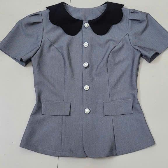 Áo thiết kế nhà may Hậu Yến v25 chất xước thái