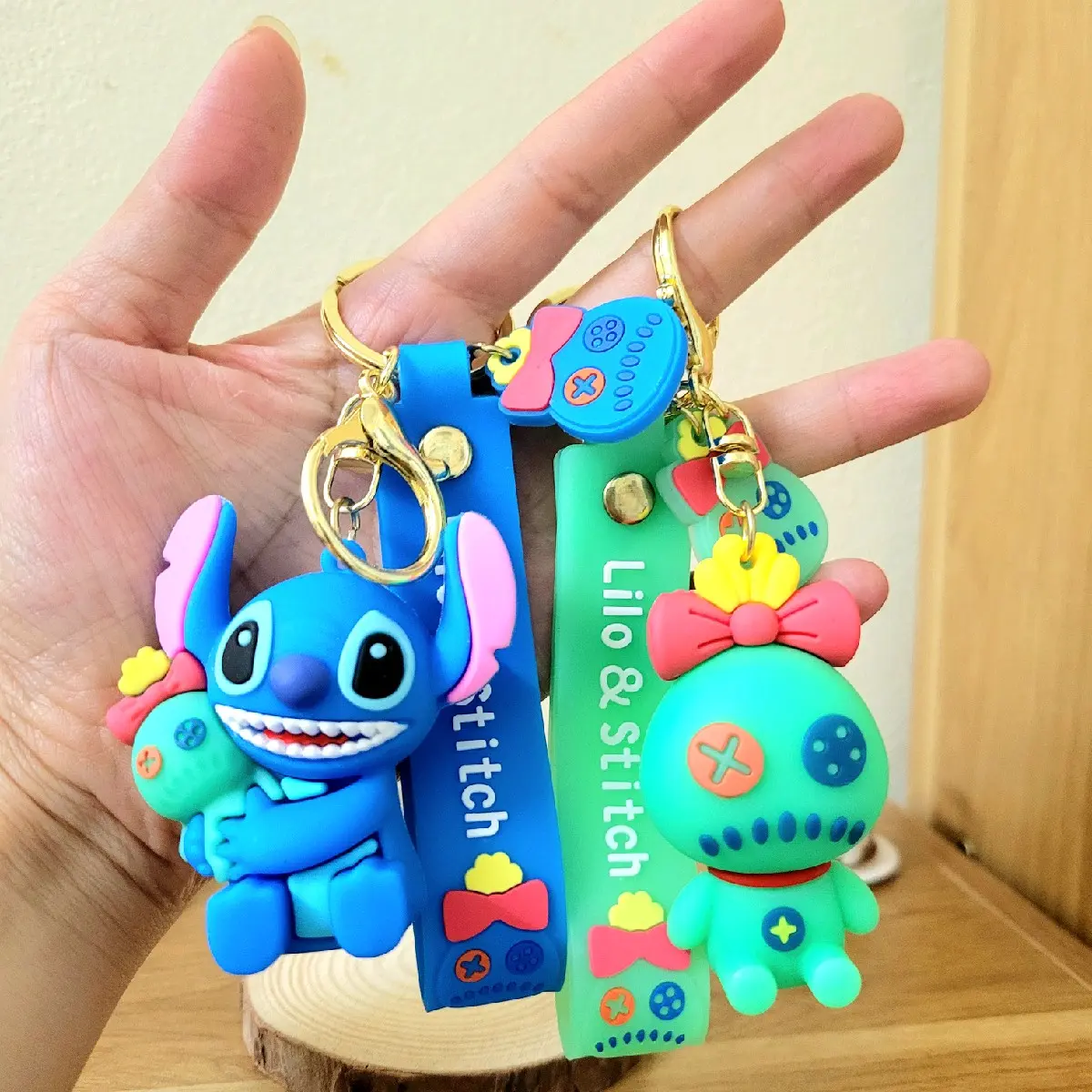 Móc chìa khóa Stitch & Lilo