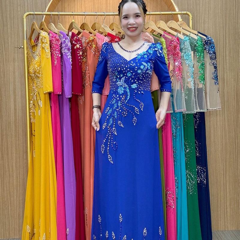 Áo dài dạ hội hàng thiết kế cao cấp 2