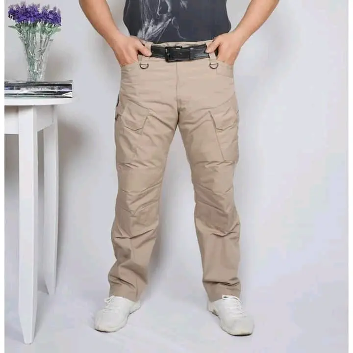 celana cargo lapangan outdoor/ celana panjang tactical/celana pria Bahan Tebal Adem