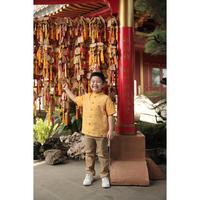 Gambar HEYTIMMY - CHEONGSAM BATIK KOMBINASI / Baju Imlek Lengan Pendek Anak Laki Laki Bahan Katun Batik Cap / Red Merah Yellow Kuning Navy / Umur 3 4 5 6 8 10 12 14 16 tahun - CHANG, 12-14 tahun dari Heytimmy Kota Administrasi Jakarta Utara 5 Tokopedia