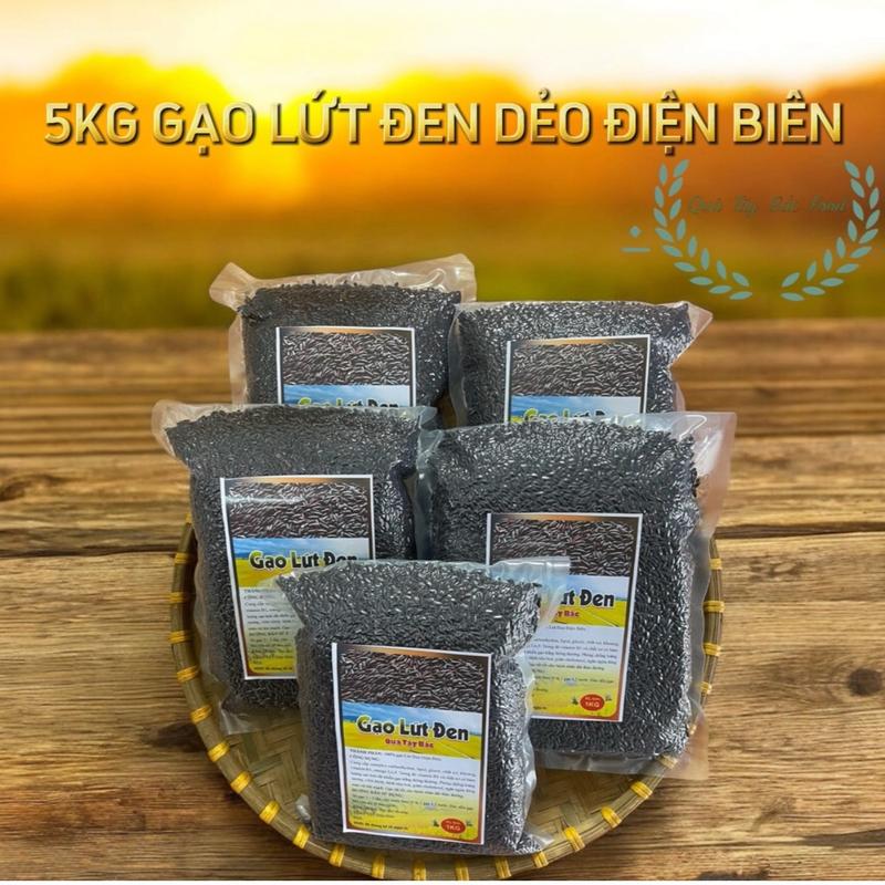 05kg gạo lứt đen nhà Quà Tây Bắc 1992 Tự nhiên Gói sơn tra quả sấy giòn