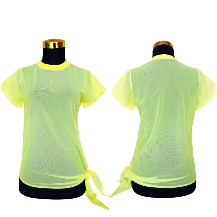 BAJU SENAM AEROBI/BAJU OLAHRAGA WANITA/OUTER SENAM/BAJU GYM/JARING/MESS/TILE/AEROBIC/TILE IKAT Atasan Sport 5