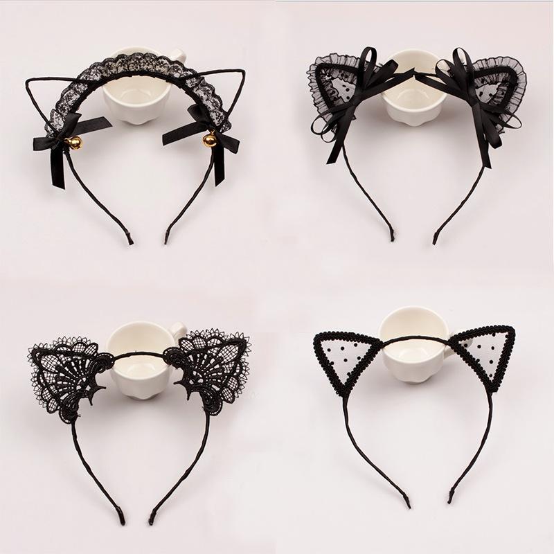 Băng đô tai mèo chuông, băng đô cosplay tai mèo thời trang dễ thương cho nữ 0