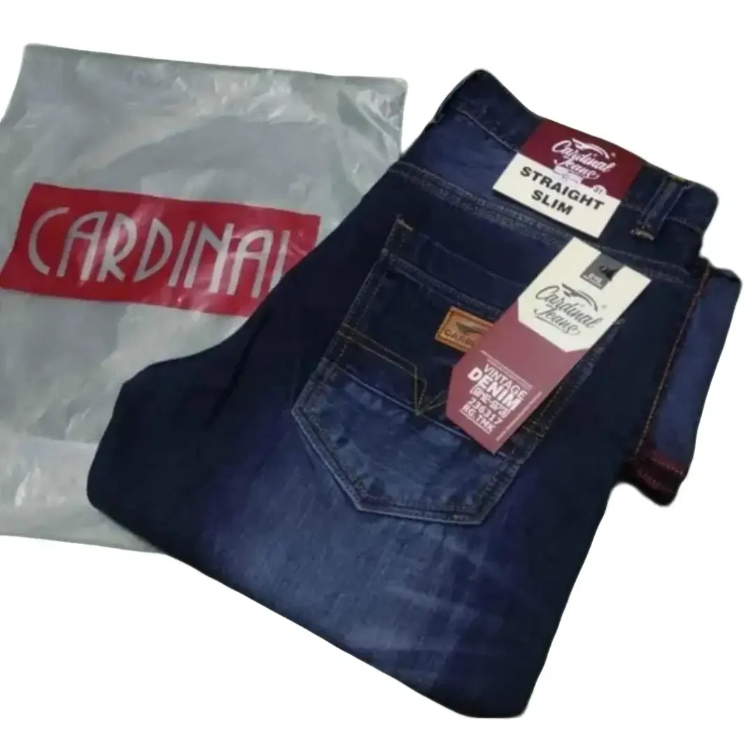 CELANA JEANS CARDINAL PANJANG PRIA  - CELANA JEANS CARDINAL TERBARU - CELANA CARDINAL STANDARD Dark Denim Lembut Nyaman Tebal Distro