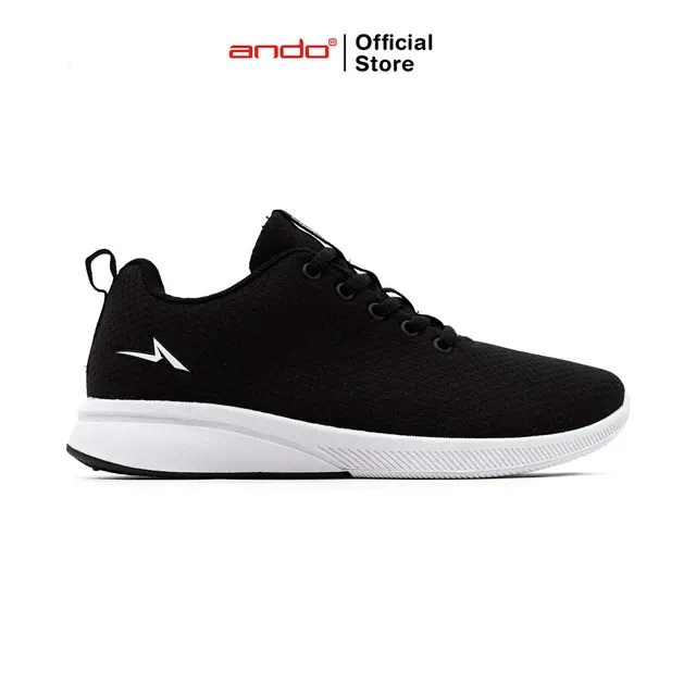 Ando Official Sepatu Sneakers Bsc 33 Wanita Dewasa - Hitam/Putih