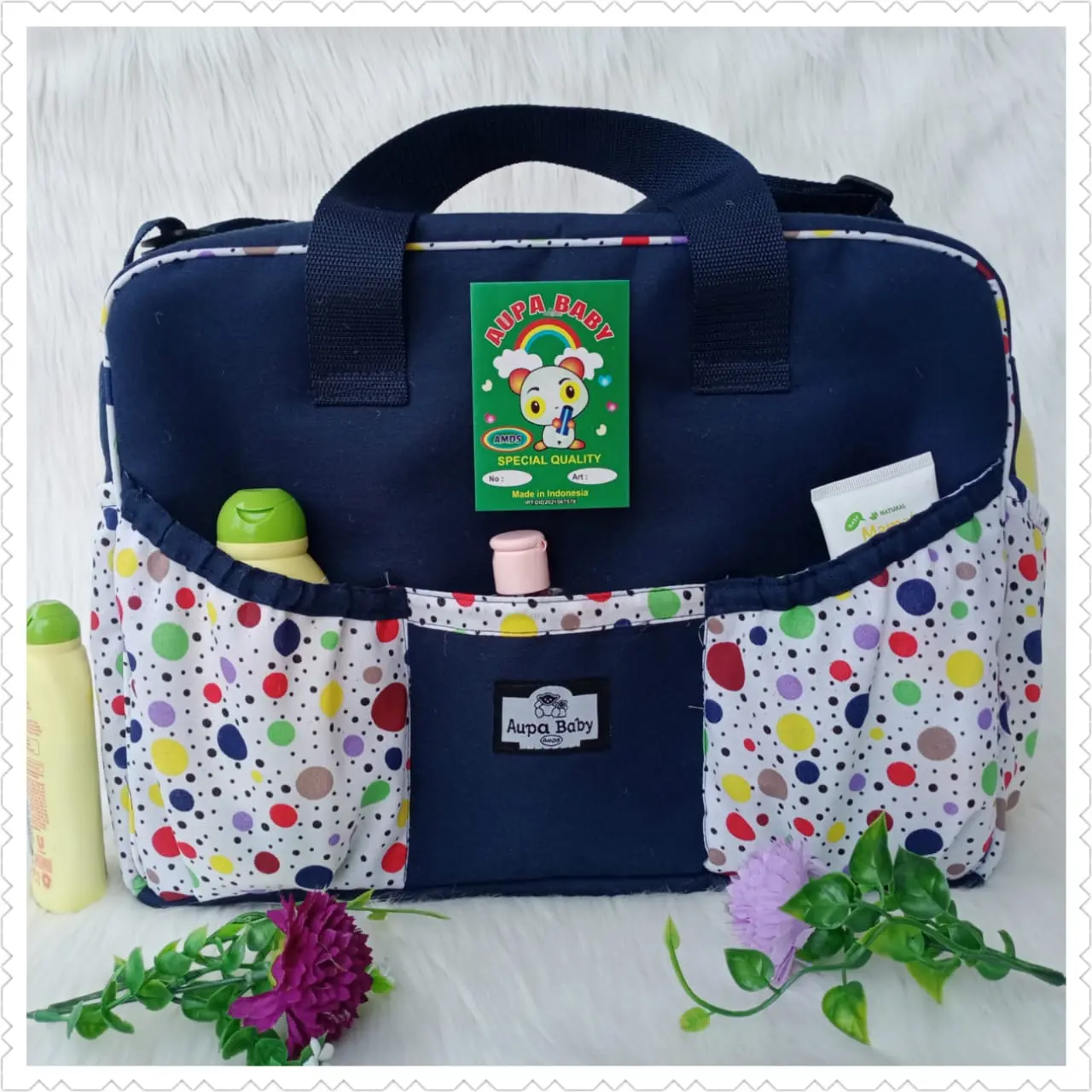 Tas Bayi / Tas perlengkapan bayi besar motif Balon