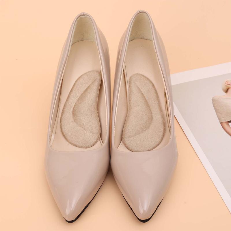 Product Introduction of Insole Separuh, 1 / 2 / 3 / 4 Pasang, Penggunaan Jangka Panjang, Mudah, Bernafas, Elastik, Bantal Kasut, Insole Sokongan Kaki Rata 15