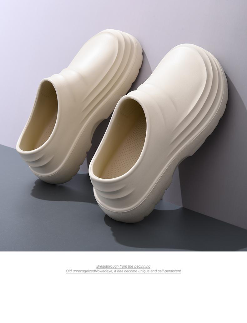 Product Introduction of New Styles Wholesale Nude Black Working Shoes for Men Chef Waterproof Clogs Factory in China Low Price Eva Lightweight 10