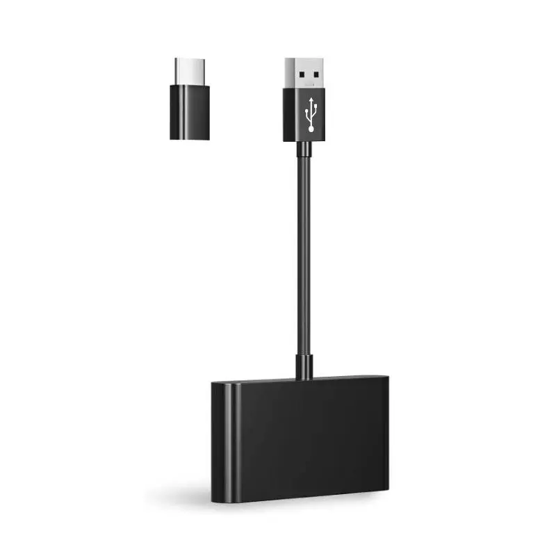 2 In 1 Plug & Play Auto Box for Car Play & Android, Wired To Wireless Adapter, Mini Box Dongle for iPhone, 2 In 1 Wireless Auto Box for Car Radio, Boyfriend Gift, Men Gifts