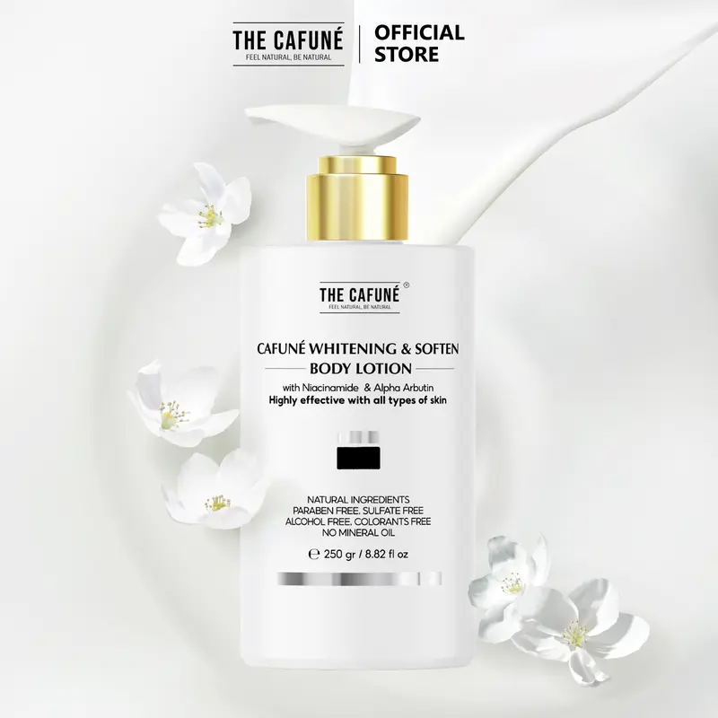 Kem Body Nâng Tone Hỗ Trợ Dưỡng Trắng Da The Cafuné 250gram Dưỡng Da Lotion Làm Đẹp Da Dưỡng Body Nữ 4