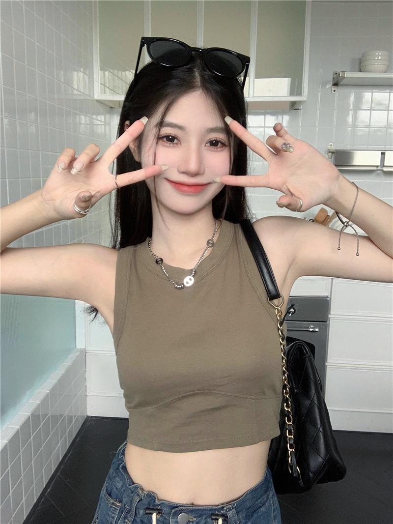 Product Introduction of Áo Ba lỗ Nữ Áo Croptop Cotton Mềm Mịn Kèm Mút Đệm Ngực Dáng Ngắn Siêu Hot Hàng QC Loại 1 Màu Đen, 5 Màu Kem Đệm Lót Women Thun áo croptop cóáotrong 16