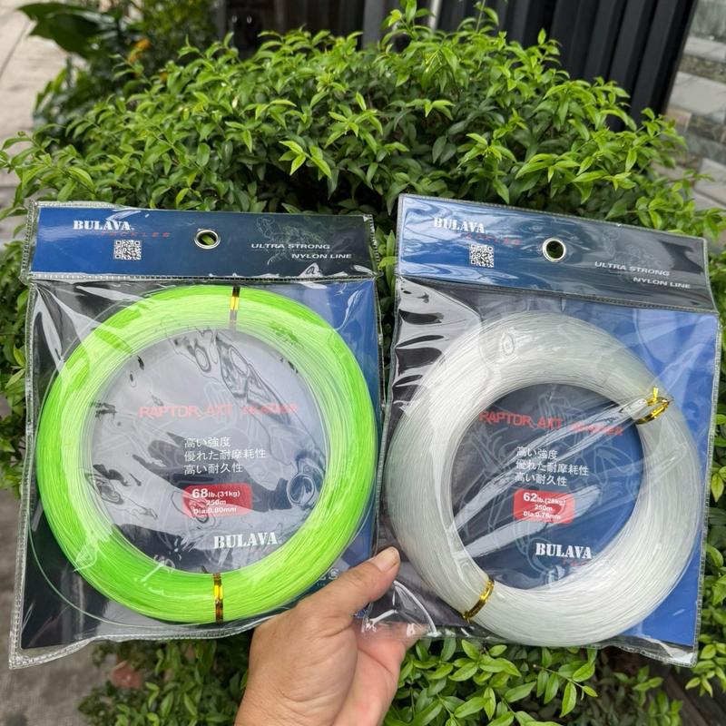 Dây tóm nho câu cá bulava raptor xanh và trắng ( 0,76mm và 0,80mm) cuộn 250m