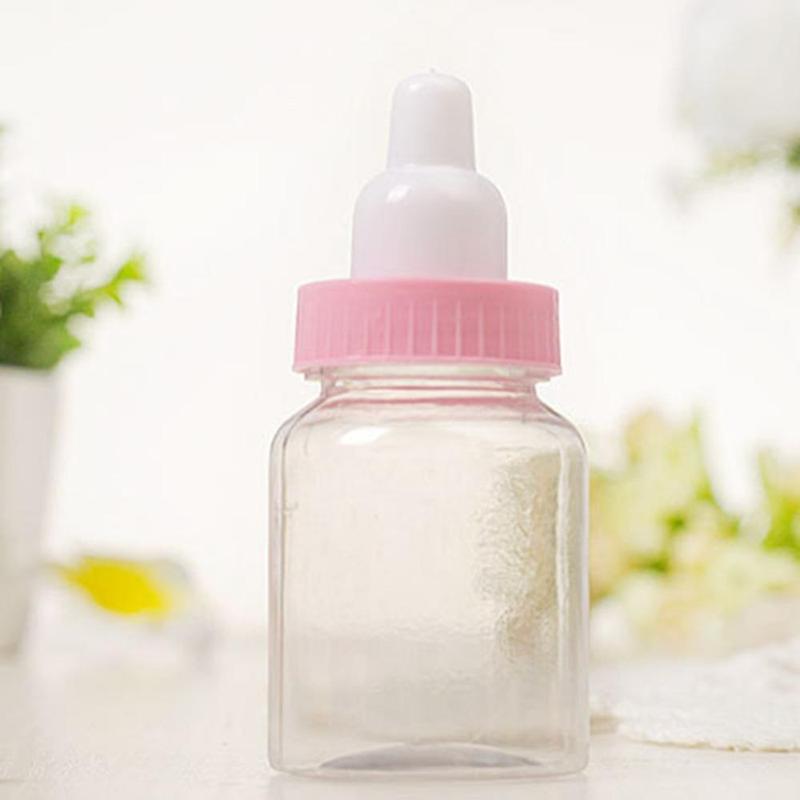 Product Introduction of Mini Baby Milk Bottle Shaped Box, 12pcs Creative Portable Candy Storage Box, Birthday Party Decor 15