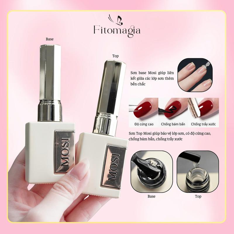 {MOSI BRAND} Sơn Base Top Mosi Sơn Gel Cứng Móng Cao Cấp