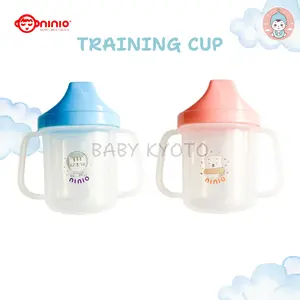 BK Ninio Botol Minum Bayi Gelas Training Cup Handle Baby Sippy Cangkir Anak 180 ML BPA Free