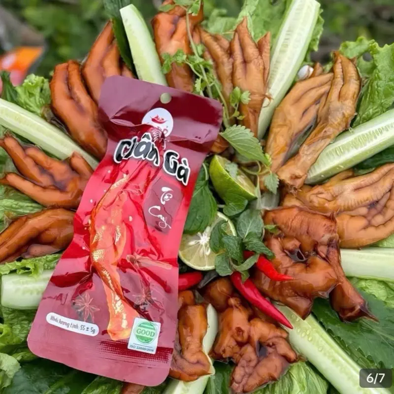 10 chân gà to tê cay-  Huệ Huệ Tân Cương