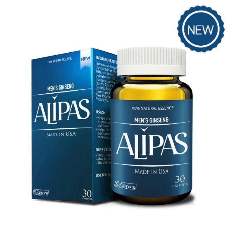  Viên Uống Sâm Alipas hộp 30 viên và 60 viên 