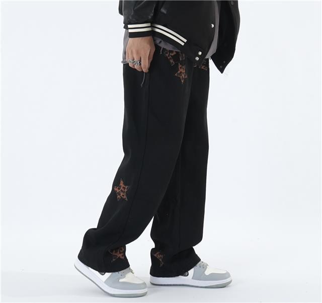 Product Introduction of Quần Dài Nam Maillard Thể Thao, Thương Hiệu Thời Trang Đường Phố Cao Cấp Mỹ, In Chữ, Phong Cách Hip Hop, Ống Rộng, Dáng Suông, Ống Đứng, Bộ Sưu Tập Xuân / Hè 2024 Menswear Lưng Cao Pants 14