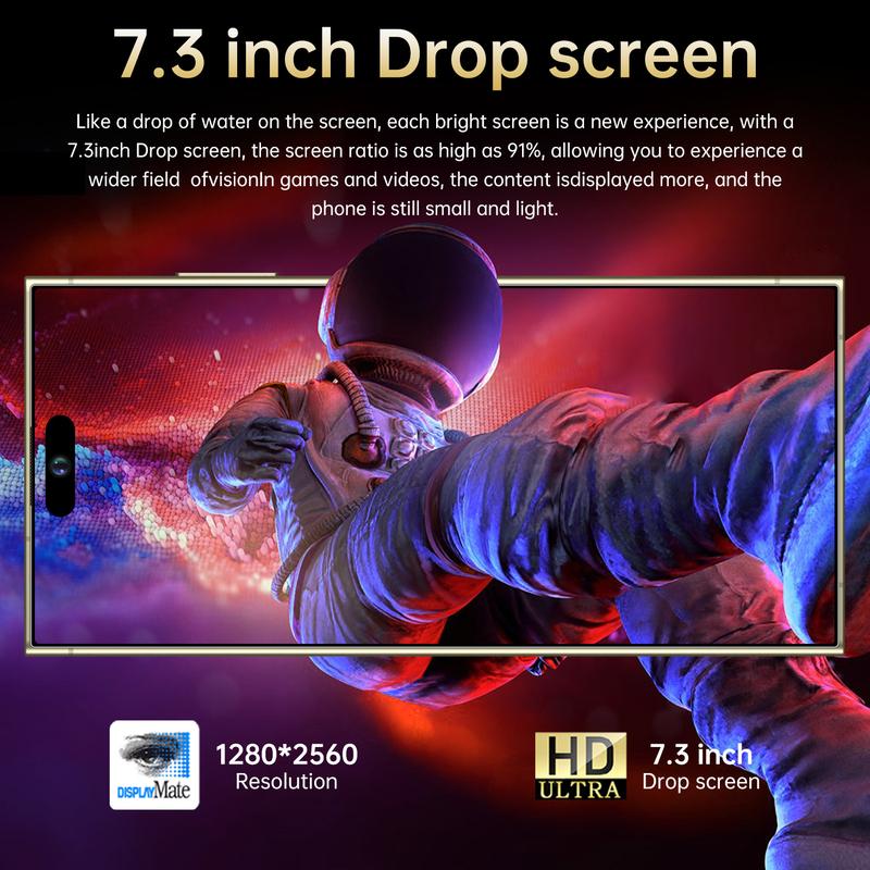 Product Introduction of Smartphone S25 Ultra Real 4G Android 11 built-in pen 7.3 large screen 13 million pixels (16G + 1T) 3