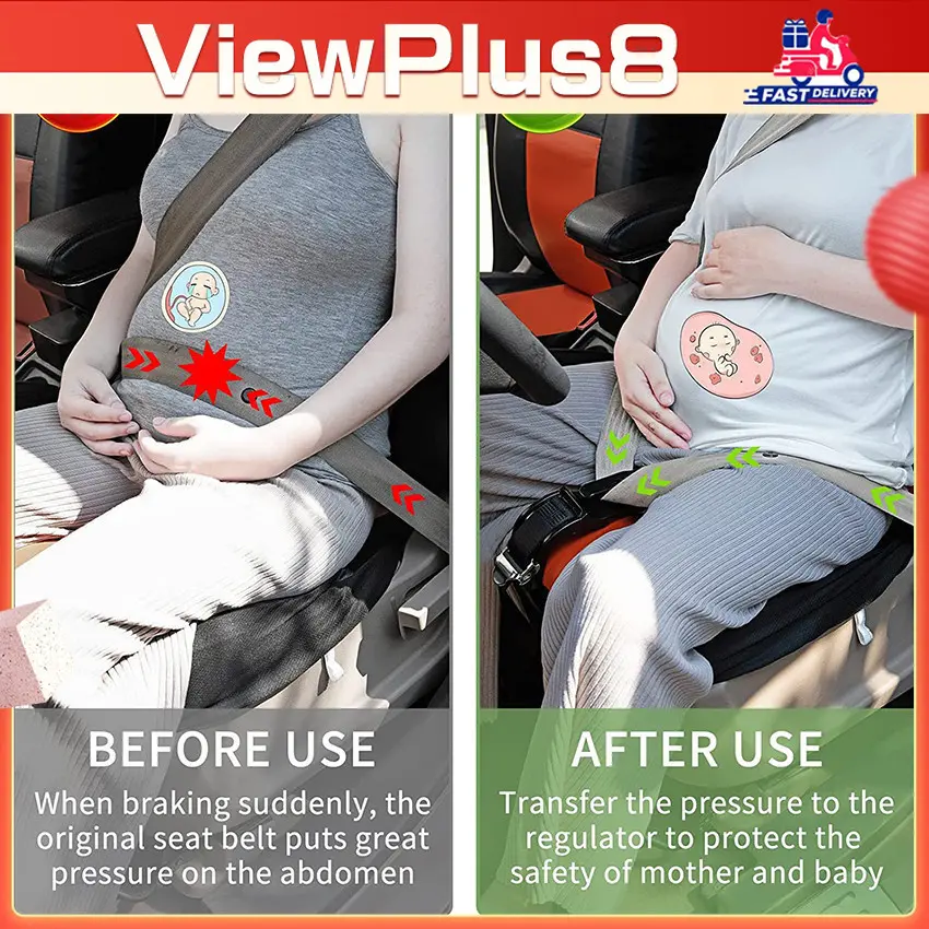 Sabuk Pengaman Mobil Adjustable Universal untuk Ibu Hamil dengan Dukungan Perut dan Proteksi Janin Maternity Safety Car Seat Belt Ergonomis Nyaman dan Mudah Disesuaikan untuk Keamanan Berkendara Ibu dan Bayi di Kandungan