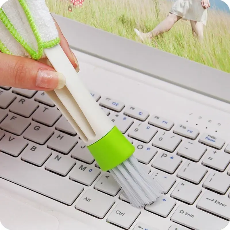 【BBTZH】 Chổi cọ quét bàn phím máy tính laptop, chổi quét bụi ô tô góc rảnh khe hở cửa sổ 5