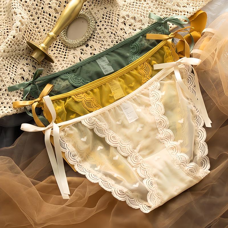 Quần Lót Ren Nữ Buộc Hông A52 Mềm Mịn Co Giãn - THỦY BIKINI Women