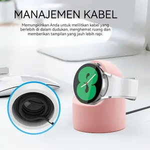Watch Charger Holder Untuk Apple Iwatch Standing Charger Silikon Smart Watch Charger Stand