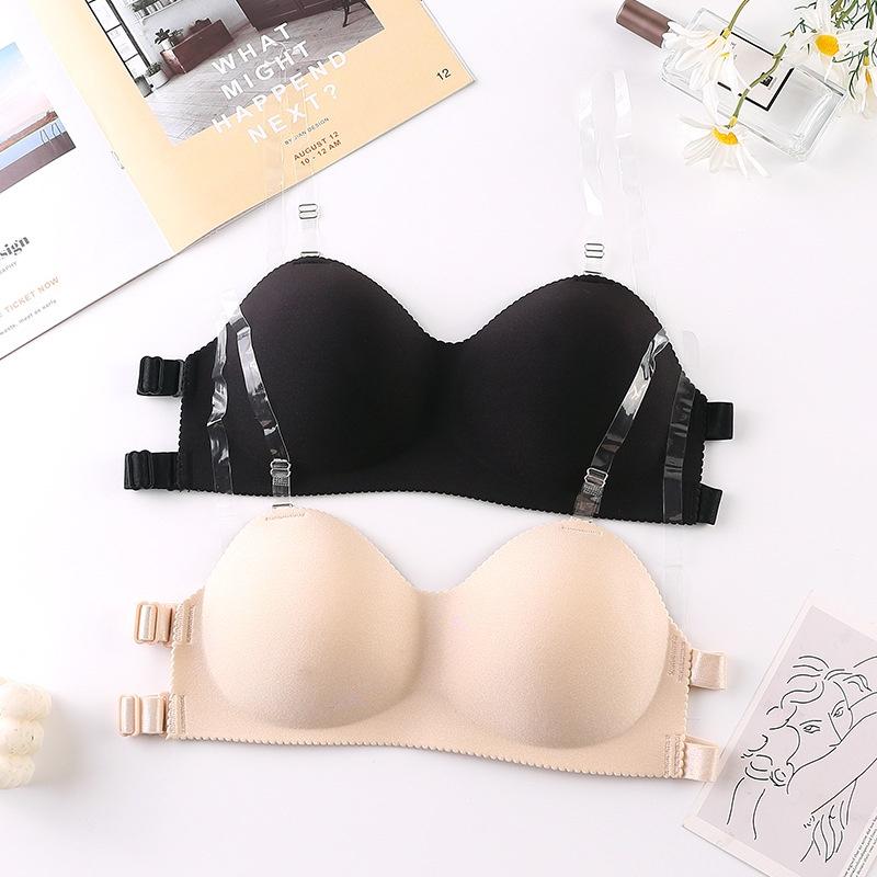 Áo ngực không dây su trơn - Bra không dây, không gọng mút mỏng VALICA B811 Nữ Voi Kem Voan giặt bằng nước lạnh