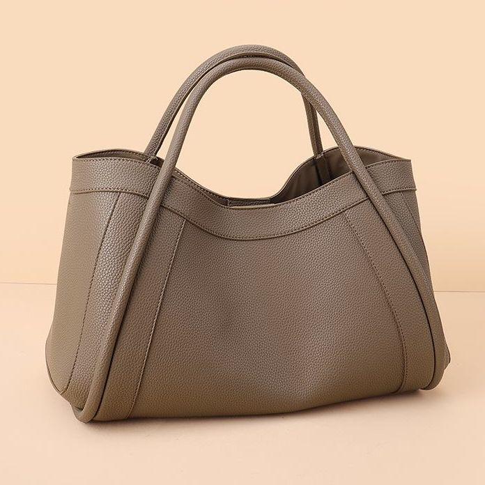 Big Lady Big Bag Women's Large Capacity Exquisite Shoulder Bag High Sense Special-Interest Design Crossbody Commuter Tote 2