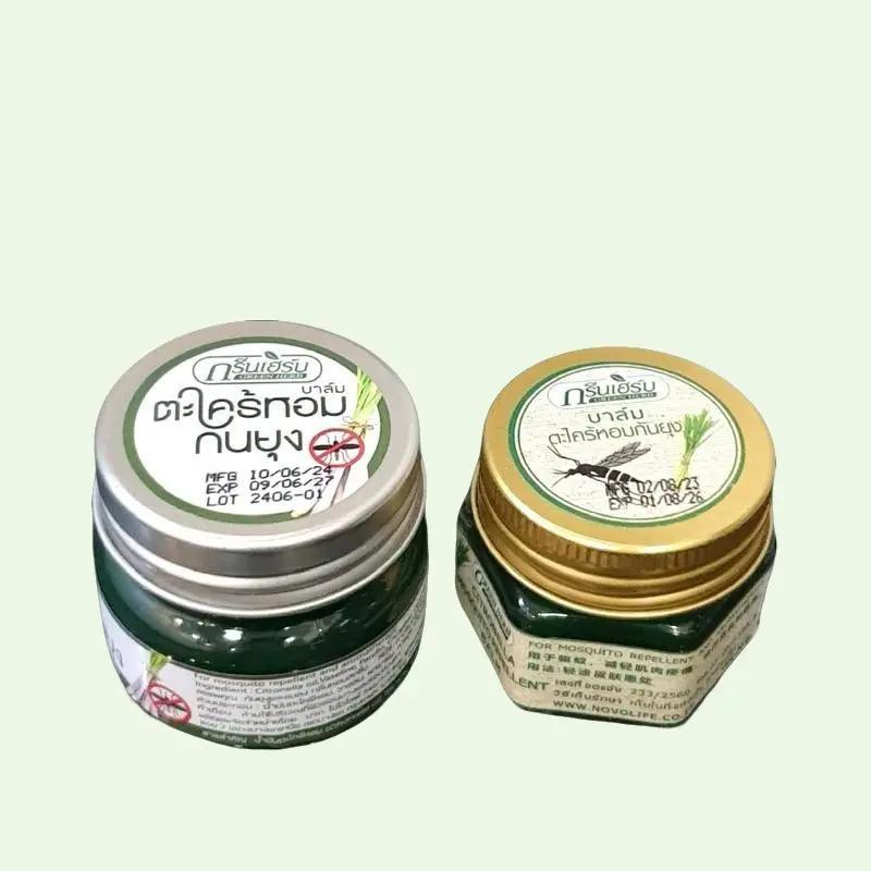 Dầu massage cù là xả thảo dược Thái Lan trị muỗi dốt côn trùng cắn - hũ 20g. Massage body , Body Oil, Massage Balm hũdầuthái cao  đuổi  muỗi 0