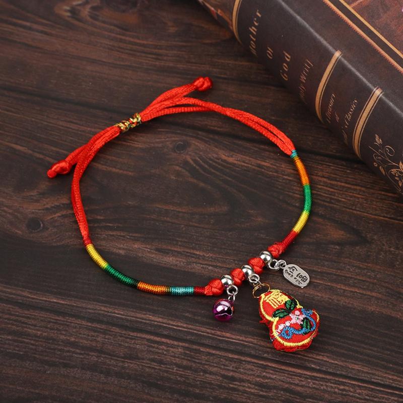 Product Introduction of Creative Chinese Style Dragon Boat Festival Bracelet Zongzi Pendent Adjustable Braided Hand Ropes Ethnic Handmade Colored Bracelet Lovers 10