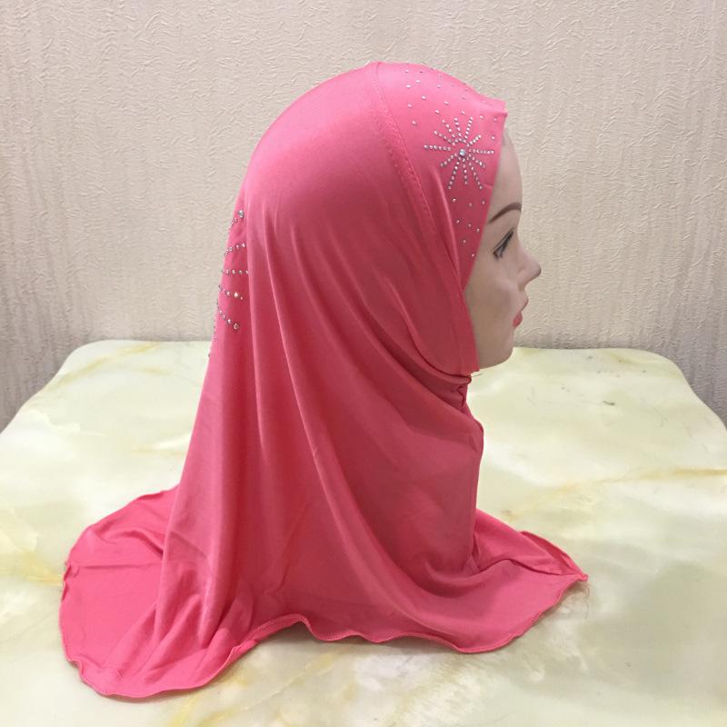 Product Introduction of 2-7 Years Old Girl Crystal Hemp Sun Diamond Tam-O'-Shanter| Detachable Gauze Cap + Three-Piece Design| Kindergarten Daily Wear and Match| Eid Trendy Child Essential selendang  bahu sulam  shawl sahara  shawl selendang 23