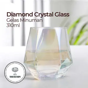 GLASSWARE GELAS MINUM KRISTAL KACA BOROSILICATE GW107 - 310 ML