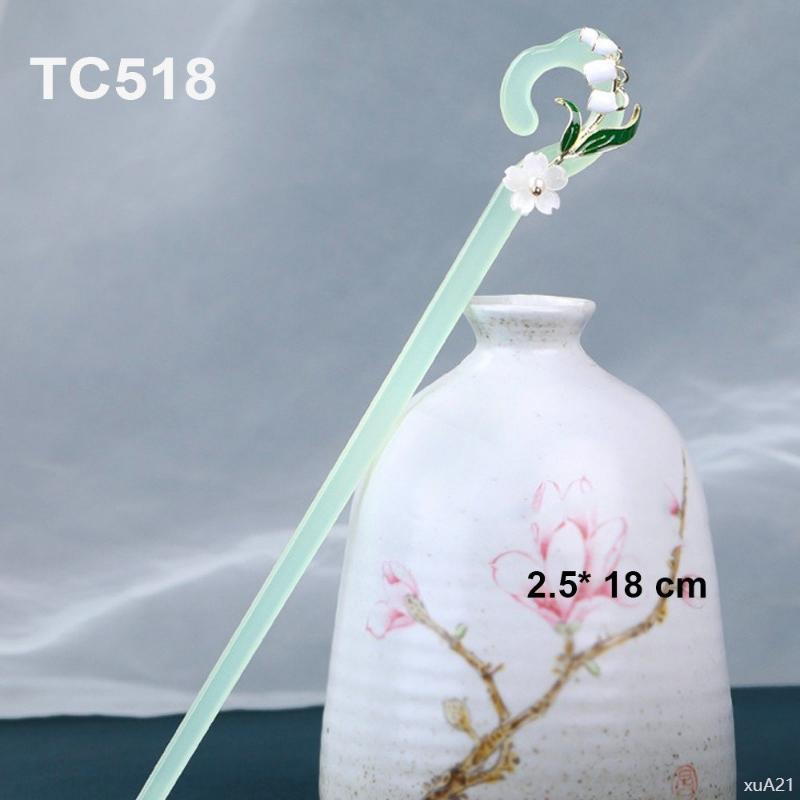 Product Introduction of Ghim hoa mai  Nét đẹp vượt thời gian GOTI - Trâm Cài Tóc 2 Hoa Chuông Gió Trắng Rũ Búi Tóc Phong Cách Hiện Đại, Cổ Trang TC503 TC516 TC517 TC518 TC519 TC520 Túi xách nữ trâm  cài  tóc  cổ  trang kẹp  tulip Áo Khoác Phao  3  càng  gắn  tên  cua  hello Quần 27