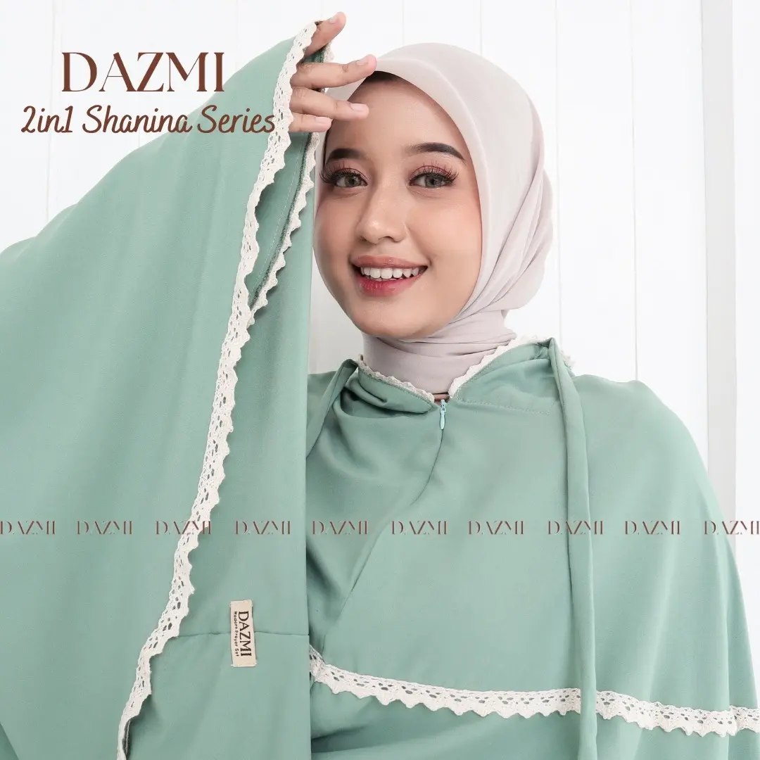 Mukena Dewasa Traveling 2in1 Polos Shanina Series