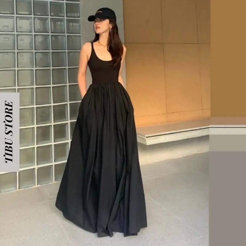 Váy Hai Dây.............. Nữ Dress Hồng 3