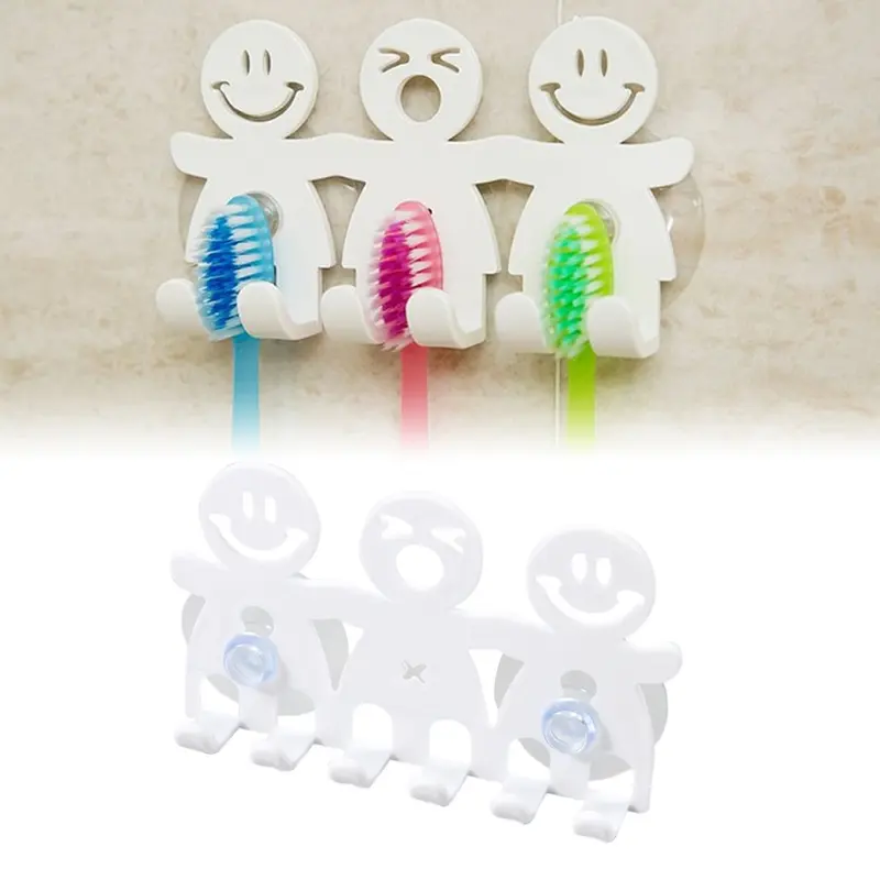 Tempat Sikat Gigi Model 3 orang / Rak Sikat Gigi / Toothbrush Holder Dinding 1