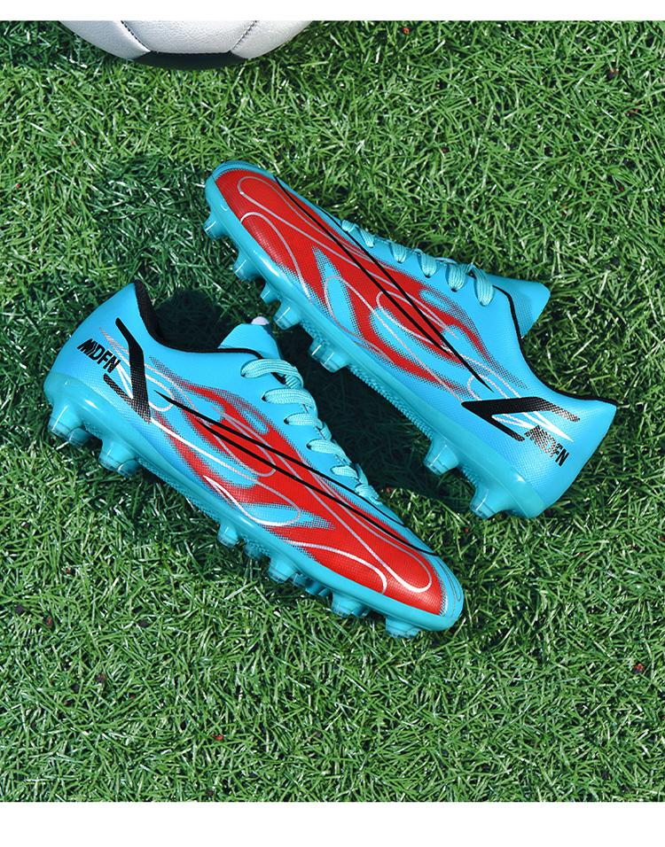 Product Introduction of Football Boots Soccer Cleats Spikes Shoes for Men Women Unisex Child Boys Girls Professional Breathable Training High-Tops Futsal 2 41 Y 4 43