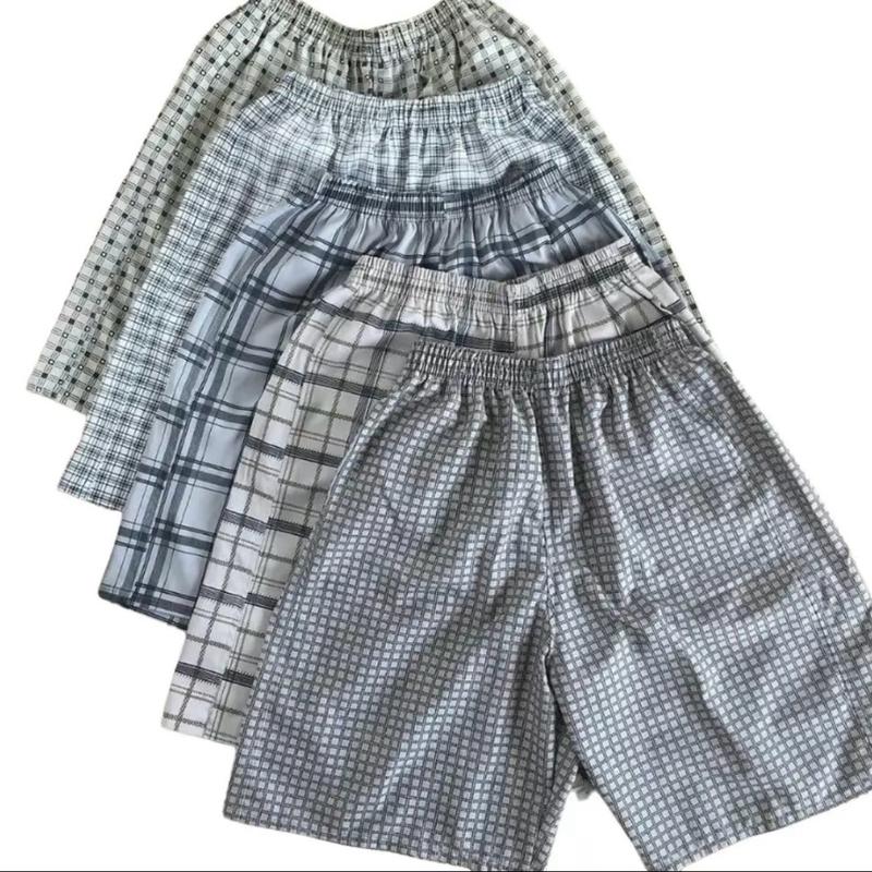 Combo 5 quần đùi nam kẻ sọc trung niên