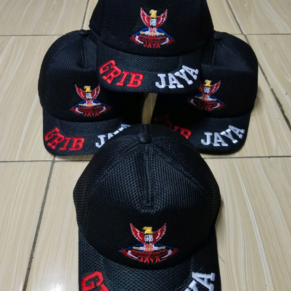 Topi Grib Jaya Logo Garuda Aksesoris