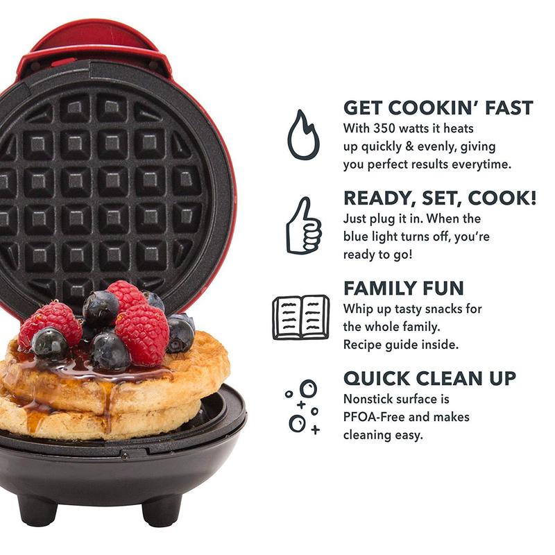 Mini Waffle Machine Household Children Roast Machine Cake Machine 4