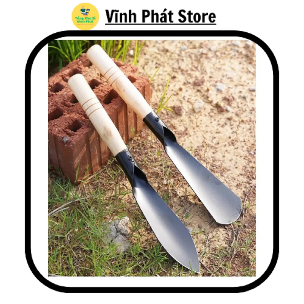 Xẻng Làm Vườn, Dụng Cụ Trồng Cây Thép Không Gỉ Cao Cấp Siêu Bền Đẹp Chắc Chắn 88491