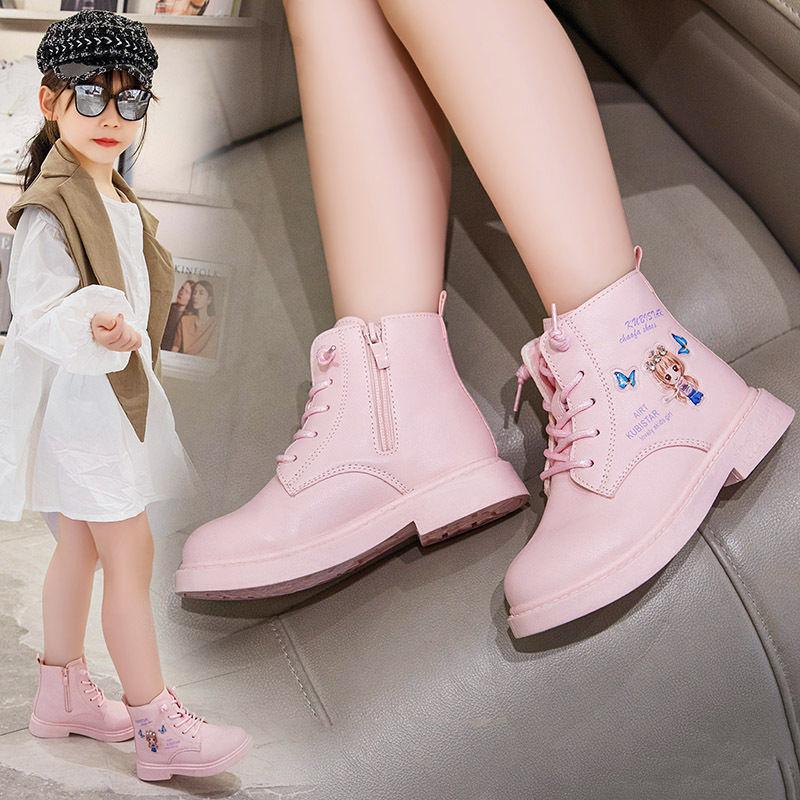Product Introduction of Giày bốt bé gái in hình công chúa dễ thương Giày cao cổ học sinh đi học phong cách cá tính năng động Bốt cho bé gái TH68 10