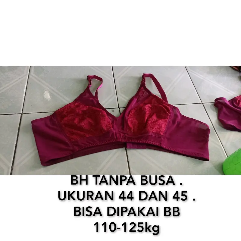 Bh Bigsize Jumbo BB 100 sampai 120KG PENGAIT BH ADA YANG 4 dan ada yang 3 !! WARNA RANDOM 6