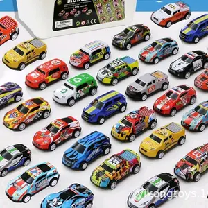 (10 20 30 mobil varian) mainan mobil mobilan balap besi pull back tarik mundur jalan mobil balap mini 6.8 cm Cowok Beraneka Beraneka warna Game Anak bahan Bodi besi alloy bawah Plastik abs Toy