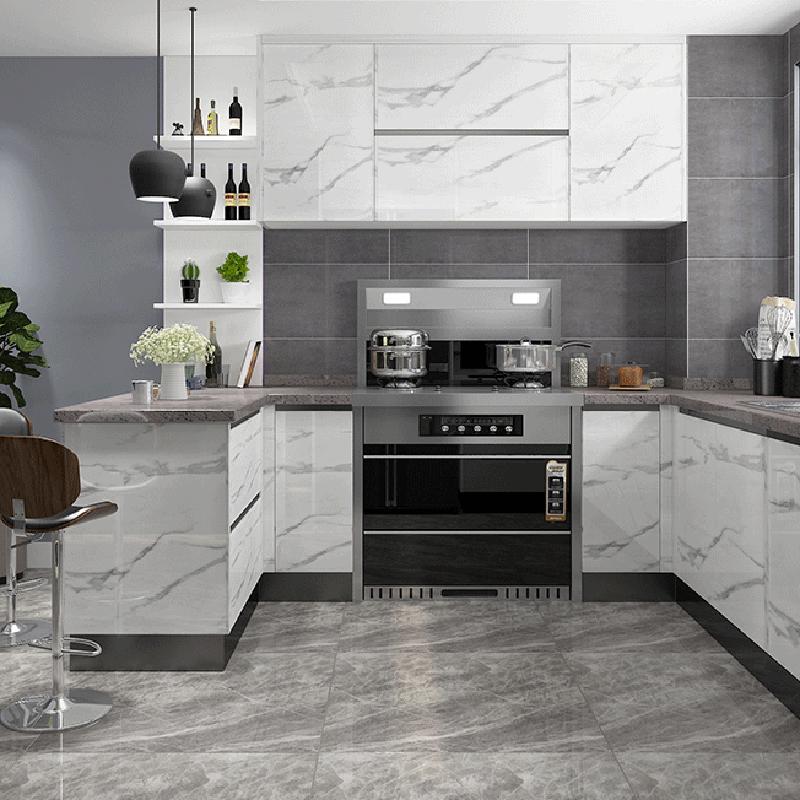 Product Introduction of Giấy Dán Tường Tự Dính, Chống Thấm Nước Và Chống Dầu, Thiết Kế Đá Cẩm Thạch, Chất Liệu Màng Vinyl, Miếng Dán Tường, Thích Hợp Cho Phòng Tắm, Phòng Ngủ Và Tủ Bếp, Miếng Dán Tươi Mới 11