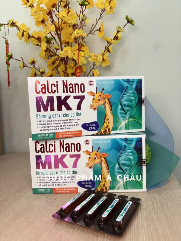 ỐNG CANXI CALCI NANO MK7 DÀNH CHO NGƯỜI LỚN VÀ TRẺ NHỎ- HỖ TRỢ GIÚP XƯƠNG VÀ RĂNG CHẮC KHỎE,GIÚP PHÁT TRIỂN CHIỀU CAO,.. 4