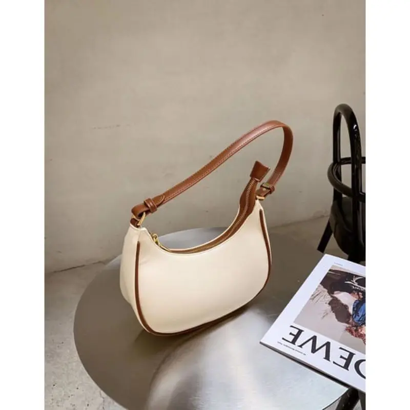 TAS Selempang SORA WHITE - VINTAGE SHOULDER BAG (INITIAL NAMA/POLOS) Selempang 2
